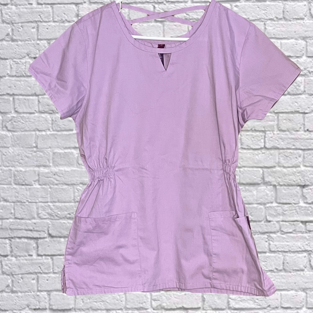 Scrub Works Criss-Cross Scrub Top